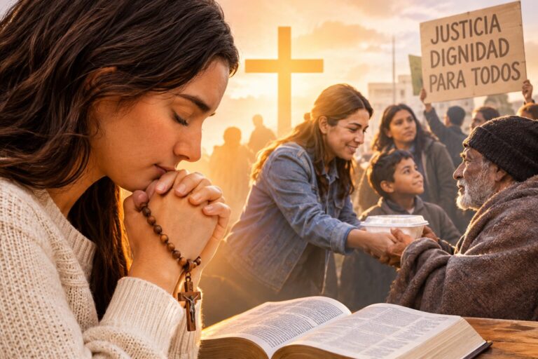 Inseparables oración y justicia social