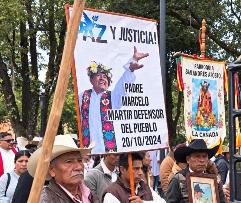 A dos años del asesinato del padre Marcelo Pérez, exigen justicia y denuncian violencia en Chiapas